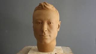 Bildhauerin Sorina von Keyserling Modellierung eines Portraits in Ton sculpting of a clay portrait [upl. by Galanti281]