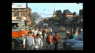 India Kolkata 1997 Chowringhee Road 1997 and 2000 [upl. by Sama]