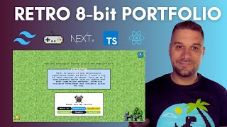 How to make 8bit Retro Pixel Portfolio Nextjs Tailwind Nescss [upl. by Odareg841]