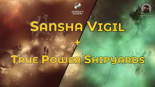 Sansha Vigil and True Power Shipyards  Eve Online Exploration Guide [upl. by Barsky]