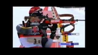 BiathlonWM Antholz 2007 StaffelGold für deutsche Frauen Teil 2 [upl. by Libove]