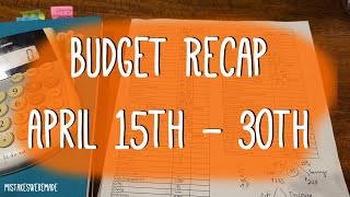 End of April Budget Recap  Debt Progress and Savings Review  Job Teaser Update  MistakesWereMade [upl. by Nakhsa]