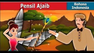 Pensil Ajaib  The Magic Pencil Story in Indonesian IndonesianFairyTales [upl. by Lisetta]