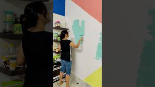 Renovated our kitchen in just 1 day shorts paint viral decorating kitchen blushingpooja [upl. by Melville]