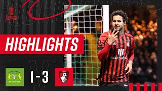 Marcondes nets BRILLIANT hattrick 🎩  Yeovil Town 13 AFC Bournemouth [upl. by Baras]