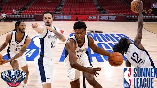 New Orleans Pelicans Summer League Highlights  Game 2 [upl. by Tanitansy]