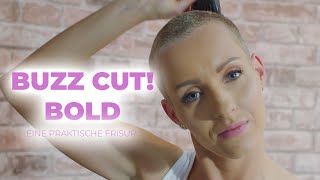 Buzzcut  Haare abrasieren  Girl mit Glatze [upl. by Appledorf]