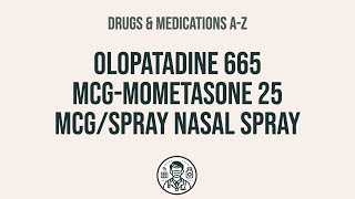 How to use Olopatadine 665 McgMometasone 25 McgSpray Nasal Spray  Explain UsesSide EffectsInte [upl. by Haggi]