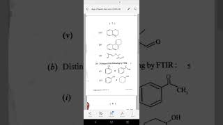 Application of Spectroscopy chemistry MSc Kolhan University previous year question paper 2022 sem 4 [upl. by Kcirdla758]