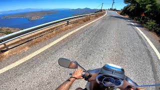 Elounda Crete on Scooter 4K [upl. by Noreg]