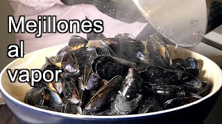 Cozze  mit Weißweinsauce  Mejillones al vapor [upl. by Piselli]