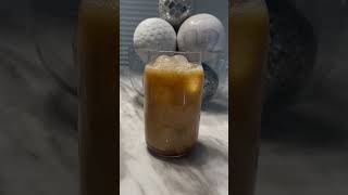 Caramel Crème Brûlée Iced Coffee trendingshorts youtubeshorts icedcoffee [upl. by Yaeger]