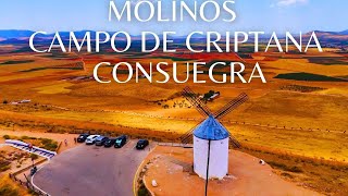 Molinos más bonitos de La Mancha Campo de Criptana y Consuegra 4K [upl. by Adnof]