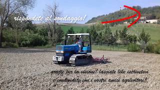 LANDINI TREKKER 85LAVORAZIONE TERRENO CON VIBROCOLTIVATORE [upl. by Annoeik534]