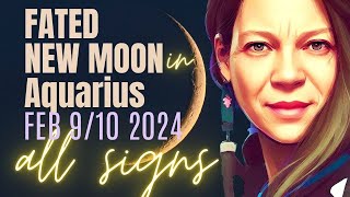 Fated Surprises New Moon in Aquarius 🔆 ALL SIGNS [upl. by Dulcea]