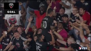 Sick play by Wayne Rooney DC United win in stoppage time [upl. by Juetta]