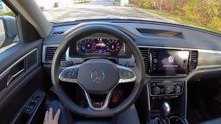 2021 Volkswagen Atlas V6 SEL RLine  POV Review [upl. by Hinch235]