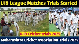 U19 Cricket Trials 2025 Date ll Maharashtra Cricket Association Invitation U19 Cricket Trials [upl. by Drucie]