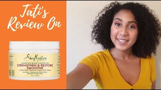 Shea Moisture LeaveIn Conditioner Review  My GoTo Hair Care Essential with Tatiana [upl. by Irreg]