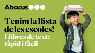 Comprar els llibres de text mai ha estat tan fàcil  Abacus [upl. by Gnuh]