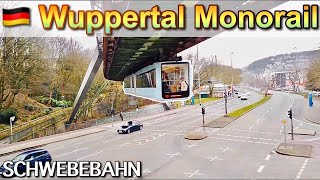 4K Suspension Railway in Wuppertal Germany Schwebebahn [upl. by Dee Dee774]