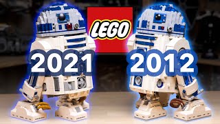 LEGO Star Wars R2D2 Comparison  75308 vs 10225 [upl. by Yesdnil]