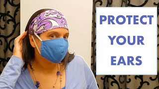 DIY Headband With Buttons for Healthcare Ear Protection [upl. by Jeu]