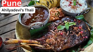 JUICY amp YUMMY HUUGGEE RAAN amp Ahilyadevis Thali in KatrajPune  4k Video Change in Settings [upl. by Eentihw]