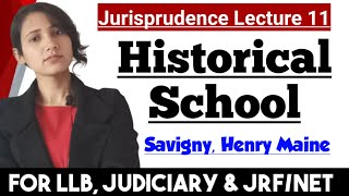 Historical School of Jurisprudence  Volksgeist theory  Savigny amp Henry Maine Jurisprudence [upl. by Willman]