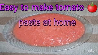 Tomato pastetasty home made tomato pasterecipe by FARAH647 [upl. by Hogarth]