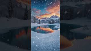 Breathtaking winter ambience christmas snow winter scenery nature ambience ambiance cozy [upl. by Aryam372]