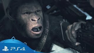 Planet of the Apes Last Frontier  Launch Announcement Trailer  PS4 [upl. by Noiwtna]