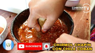 CHIRMOL GUATEMALTECO CON CHILE COBAN RECETA DE COCINA [upl. by Ridan]