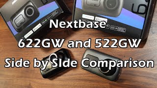 Nextbase 622GW  522GW Comparison [upl. by Johnna921]