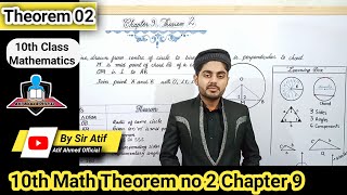 Theorem 92 class 10  10th class math solution ch 9 theorem no 2  theorem no 2 chapter 9 class 10 [upl. by Nahta]