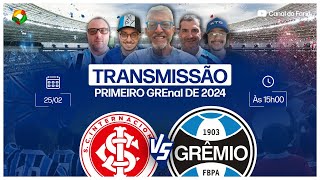 AO VIVO INTER X GRÊMIO 2502 GAUCHÃO 2024  FARID REAGINDO AO JOGO GRENAL 441 [upl. by Neros]