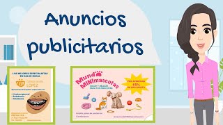 LOS ANUNCIOS PUBLICITARIOS para niños ¿Qué son los anuncios publicitarios¿Cuáles son sus elementos [upl. by Arlan]