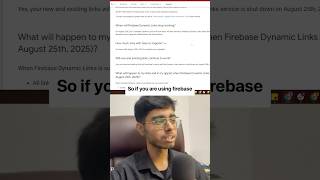 Firebase Dynamics Links is going to die 😟 Alternative [upl. by Einnok]