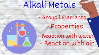 Alkali Metals  iGCSE Chemistry 12 [upl. by Lanie]