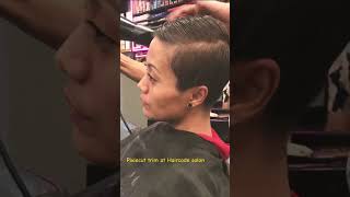 Pixiecut trim at Haircode salon [upl. by Tilla]