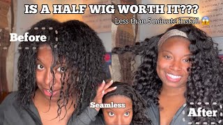 Half Wig Install Headband Method  Easy Beginner Friendly Protective Style  ft Lavy Hair [upl. by Massarelli41]