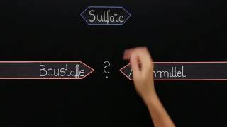 SULFATE  SALZE DER SCHWEFELSÄURE  Chemie [upl. by Ludlew]