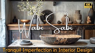 The Art of Wabi Sabi Embracing NatureInspired Wabi Sabi amp Tranquil Imperfection in Interior Design [upl. by Golanka]