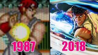 Evolution of Ryus Hadouken 19872018 [upl. by Gefen]