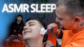 ASMR Sleeping Tutorial  Asmr Head Neck Ear Chest and Back Massage For Asmr Sleep Relief [upl. by Eeuqram]