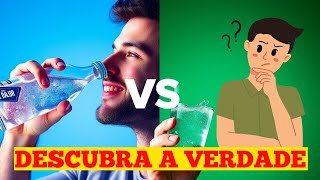 Água com gás vs água sem gás qual é a MELHOR para você [upl. by Yecniuq936]