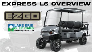 EZGO EXPRESS L6 Gas Golf Car Overview [upl. by Seuqirdor699]