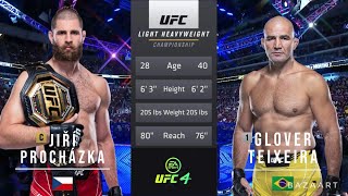 JIRI PROCHAZKA VS GLOVER TEIXEIRA 2 FULL FIGHT UFC 282 [upl. by Aylsworth]