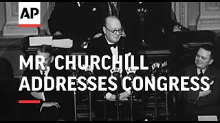 Mr Churchill Addresses Congress  SOUND [upl. by Severson7]