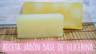 Cómo hacer jabón base de glicerina 🧼 desde cero [upl. by Skeie]